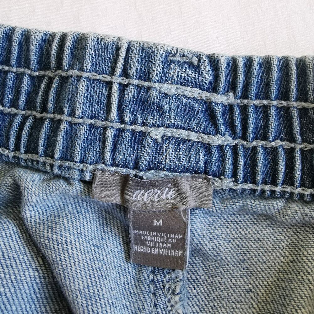 Aerie Women Summer Jean Shorts Frayed Denim size S, Blue - Picture 8 of 10